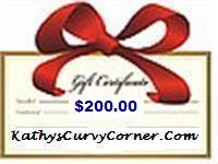 $200 Gift Voucher to KathysCurvyCorner.Com