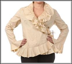 Romance and Lace Bell Sleeve Poet Top