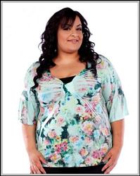 Mint GREEN Bell Sleeve SUBLIMATION Top