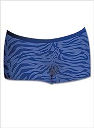 Panties - JMS Seamless Zebra Pattern w/ Lace Boyshort  in Sizes 1X-4X (2-Pairs) by Just My Size