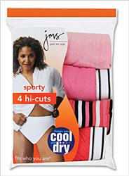 Panties - JMS Assorted Cotton Sporty Hi-Cut Pan...